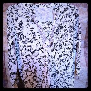 Beautiful. Black & White Neck Embellishment